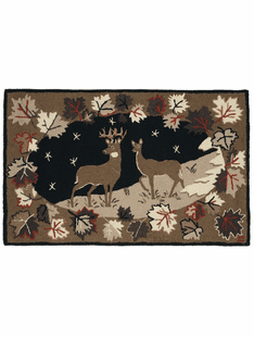 32" x 52" Hooked Wool Rugs