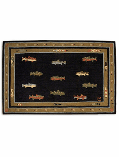 4 X 6 RIVER FISH RUG