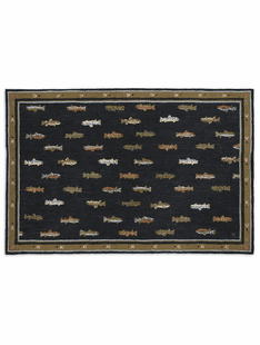 6 X 9 RIVER FISH RUG