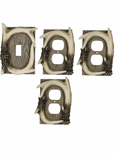 ANTLER SINGLE SWITCH & PLUGS COMBO