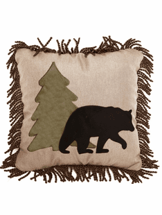 Bear and Tree Pillow
