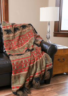 Bear Country throw