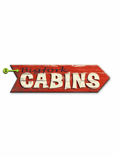 CABIN ARROW PERSONALIZED SIGN