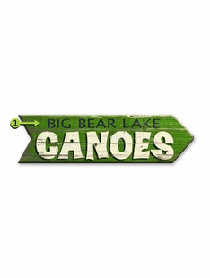CANOE ARROW PERSONALIZED SIGN