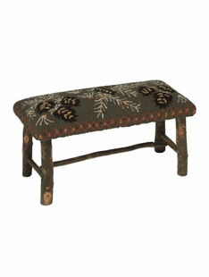DIAMOND PINE HICKORY BENCH