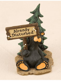 Disturbed Bear Mini Figurine