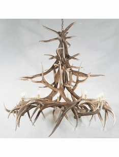 Elk 15 Antler Chandelier
