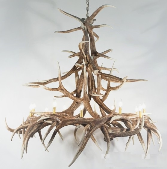 FAUX ANTLER CHANDELIERS" title="FAUX ANTLER CHANDELIERS