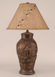 HORSE POT TABLE LAMP