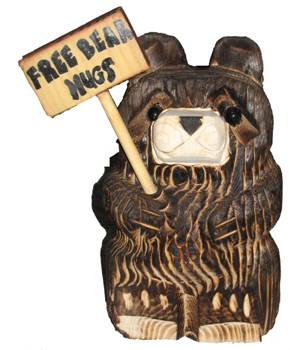Chainsaw Carved Bears" title="Chainsaw Carved Bears