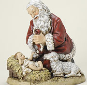 Kneeling Santa " title="Kneeling Santa 