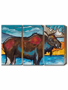 MOOSE- Lg. Metal Art