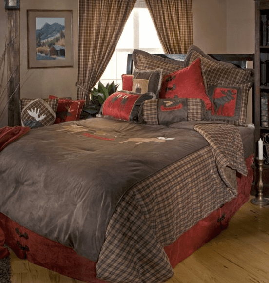 Moose Plaid Bedding" title="Moose Plaid Bedding