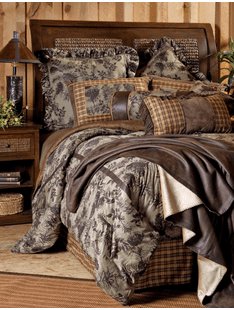 Moss Pinecone Bedding