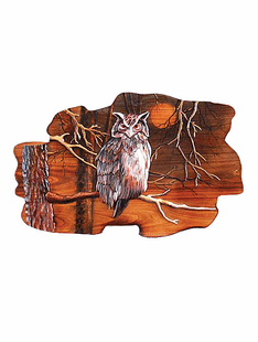 OWL INTARSIA 24'X16"