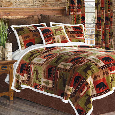 Patchwork Lodge Bedding Sets" title="Patchwork Lodge Bedding Sets