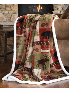 Patchwork Lodge Throw