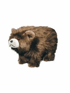 "SITKA" SHAGGY BROWN BEAR