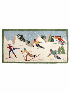 Ski Season 2x4 Rug