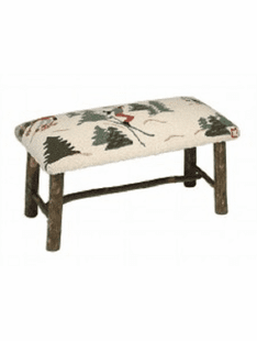 SKIER HICKORY BENCH