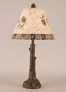 TREE TRUNK TABLE LAMP