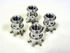 Billet Crown Valve Stem Cap Kit High Polished Silver