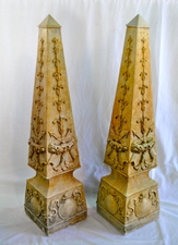 Cast Stone Obelisks (2ft, 8")