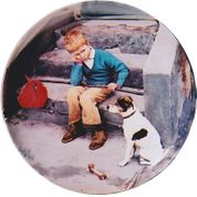 Kurt Ard "Boy with Dog" - Copenhagen Plate" title="Kurt Ard "Boy with Dog" - Copenhagen Plate