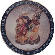 Sulamith Wulfing's "The Christmas Angels" Plate 1987" title="Sulamith Wulfing's "The Christmas Angels" Plate 1987