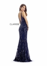 Clarisse Couture 5136 Navy Sequins Gown | Couture 2020| 