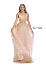Gold prom dresses and gold evening gowns | Promgirl.net