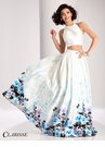 Clarisse Floral Two Piece Ball Gown 3032