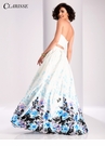 Clarisse Floral Two Piece Ball Gown 3032