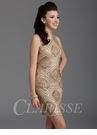 Clarisse Gold Homecoming and Party Dress 2928