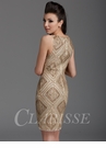 Clarisse Gold Homecoming and Party Dress 2928