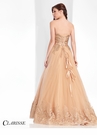 Clarisse Gold Lace Ball Gown 3018