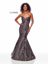 strapless open back dress Alyce 62012 Long Prom Dress– PromGirl main image 0