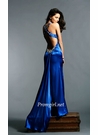 Glamorous Royal Blue Charmeuse Prom Dress 772