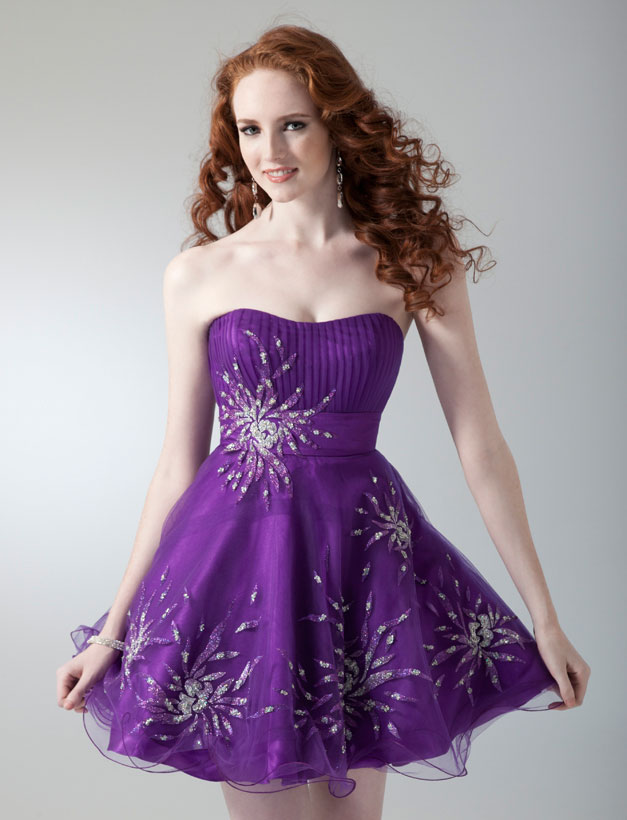 prom dresses 2011 short 2011 Homecoming dress - Little black party dress 1673