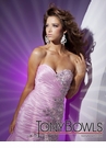 Pink Ruched Mermaid Prom Dress 112520 by Tony Bowls