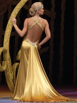 white and gold plus size wedding dress Ladivine by Cinderella Divine 7469WW