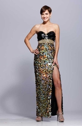 Gold prom dresses and gold evening gowns | Promgirl.net