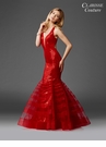 Red Sequin Mermaid Prom Dress 4951