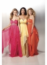 Strapless Vixen Iridescent Chiffon Prom Dress 17153