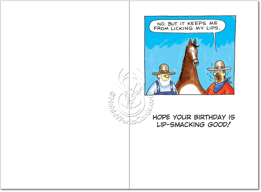 Wholesale Only Chapped Lips Funny Birthday Card