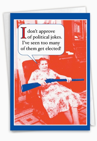 Political Jokes Card