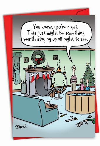 Santa Splash Card