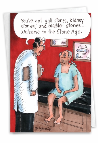 Welcome To The Stone Age Card