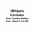 Caretaker Floor Canister Molded Post - Black # 3-4-250
