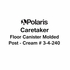 Caretaker Floor Canister Molded Post - Cream # 3-4-240